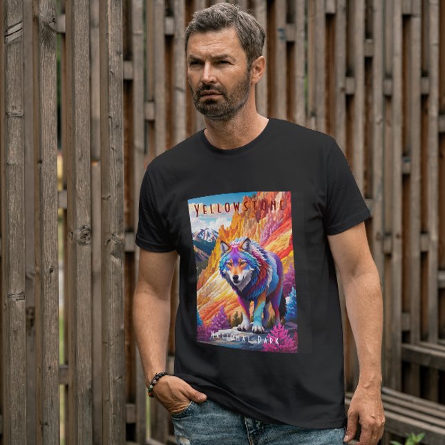 Camiseta Parque nacional Yellowstone Montañas Wolf (Subido por el creador)