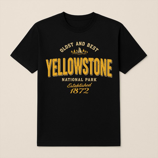 Camiseta Parque nacional Yellowstone "Old & Best" 1872 (Subido por el creador)