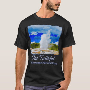 Camiseta Parque nacional Yellowstone Old Faithful Geyser