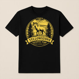 Camiseta Parque nacional Yellowstone Oveja Bighorn