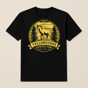 Camiseta Parque nacional Yellowstone Oveja Bighorn