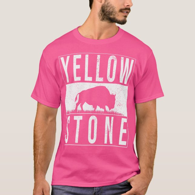 Camiseta Parque Nacional Yellowstone Para Senderismo Y Camp (Anverso)