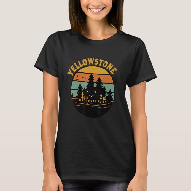 Camiseta Parque nacional Yellowstone Souvenir Grizzly Bear  (Anverso)