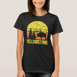 Camiseta Parque nacional Yellowstone Sunset Vintage