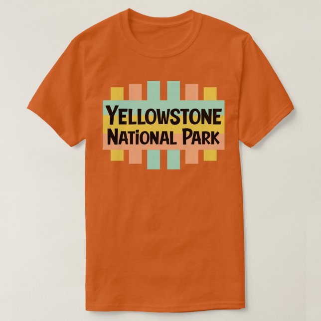 Camiseta Parque nacional Yellowstone TShirt 8 (Diseño del anverso)