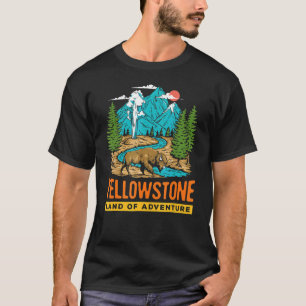 Camiseta Parque nacional Yellowstone US Vintage USA Wyoming