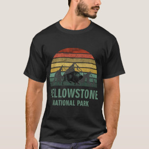 Camiseta Parque nacional Yellowstone USA Bison Buffalo 