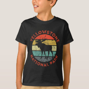 Camiseta Parque Nacional Yellowstone Wyoming Alce Senderism