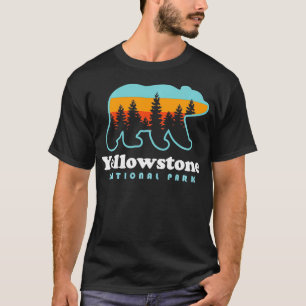 Camiseta Parque nacional Yellowstone Wyoming Bear Men