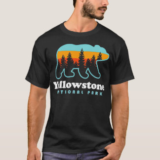 Camiseta Parque nacional Yellowstone Wyoming Bear Men