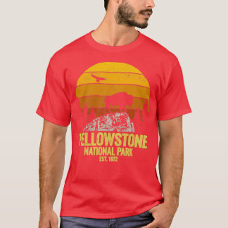 Camiseta Parque nacional Yellowstone Wyoming Buffalo Bison 