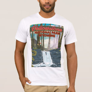 Camiseta Parque nacional Yellowstone, Wyoming EE.UU.