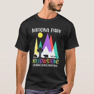 Camiseta Parque Nacional Yellowstone Wyoming US Vacaciones