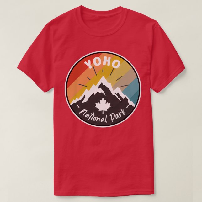 Camiseta Parque nacional Yoho Canadá (Diseño del anverso)