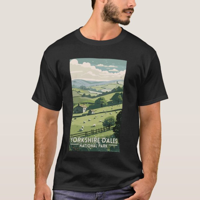 Camiseta Parque nacional Yorkshire Dales Inglaterra Malham  (Anverso)