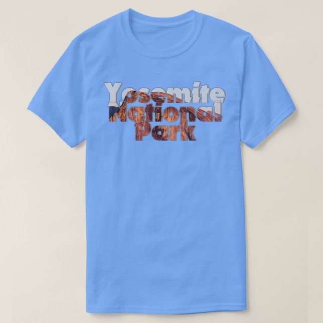 Camiseta Parque nacional Yosemite (Diseño del anverso)