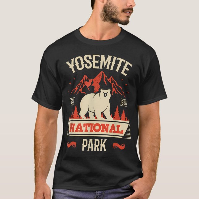 Camiseta Parque Nacional Yosemite (Anverso)