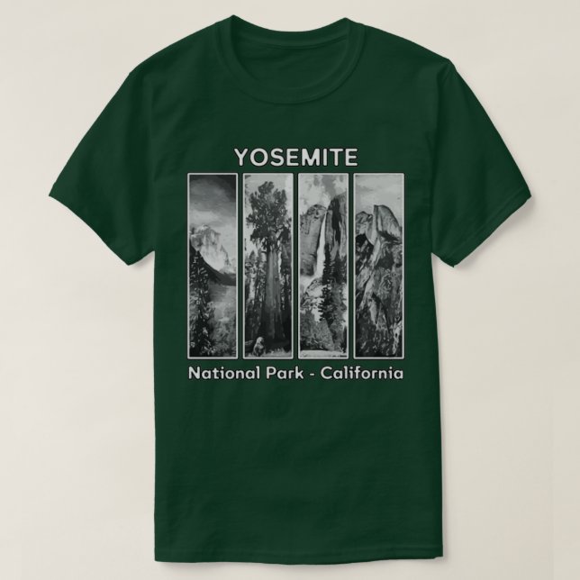 Camiseta Parque Nacional Yosemite 1890 (Diseño del anverso)