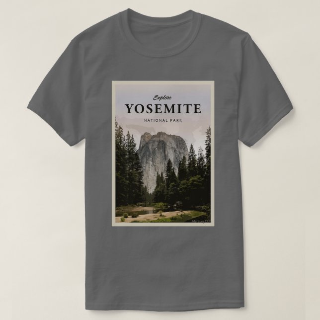 Camiseta Parque nacional Yosemite 81 (Diseño del anverso)