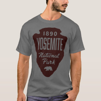 Camiseta Parque Nacional Yosemite Bear Arrowhead Brown