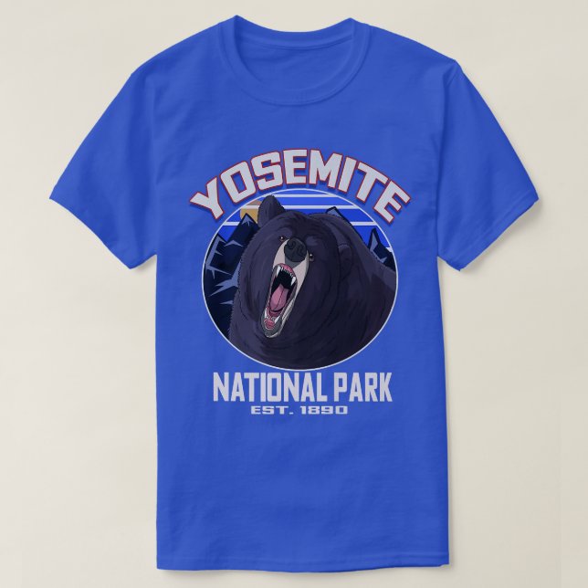 Camiseta Parque nacional Yosemite Bear Premium (Diseño del anverso)
