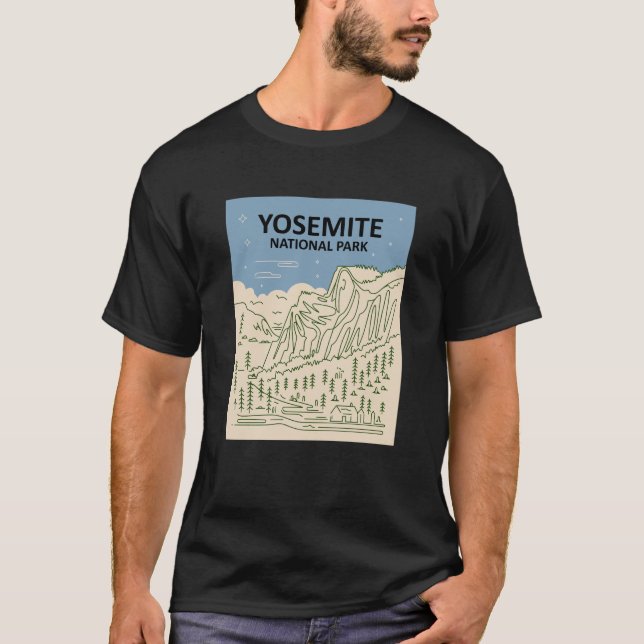 Camiseta Parque nacional Yosemite California (Anverso)