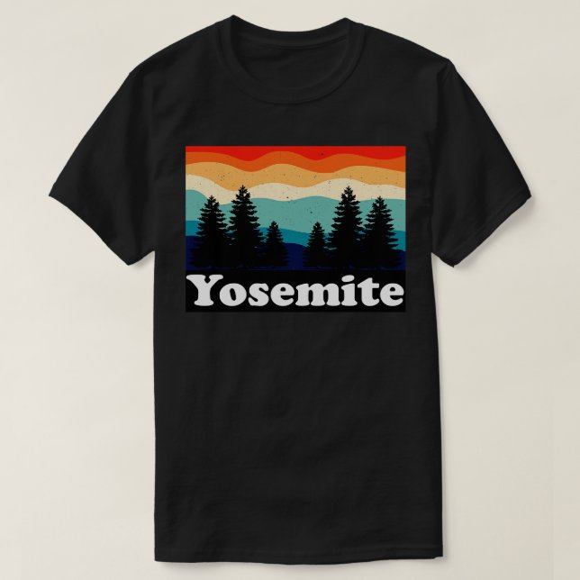 Camiseta Parque nacional Yosemite California (Diseño del anverso)