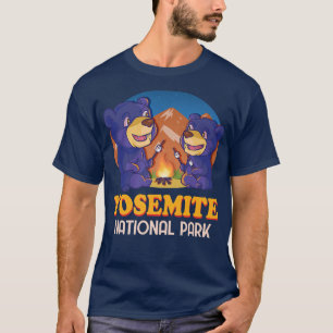 Camiseta Parque nacional Yosemite, California Black Bear Vi