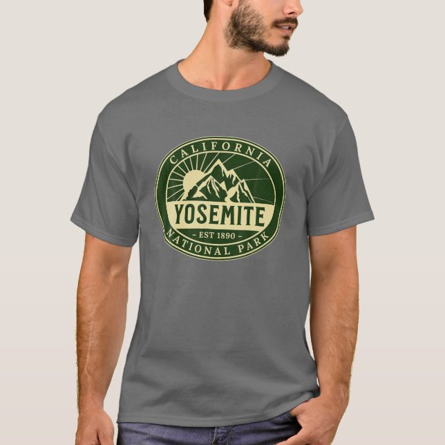 Camiseta Parque nacional Yosemite, California, excursión al (Anverso)