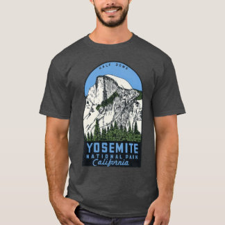 Camiseta Parque Nacional Yosemite California Half Dome Vint