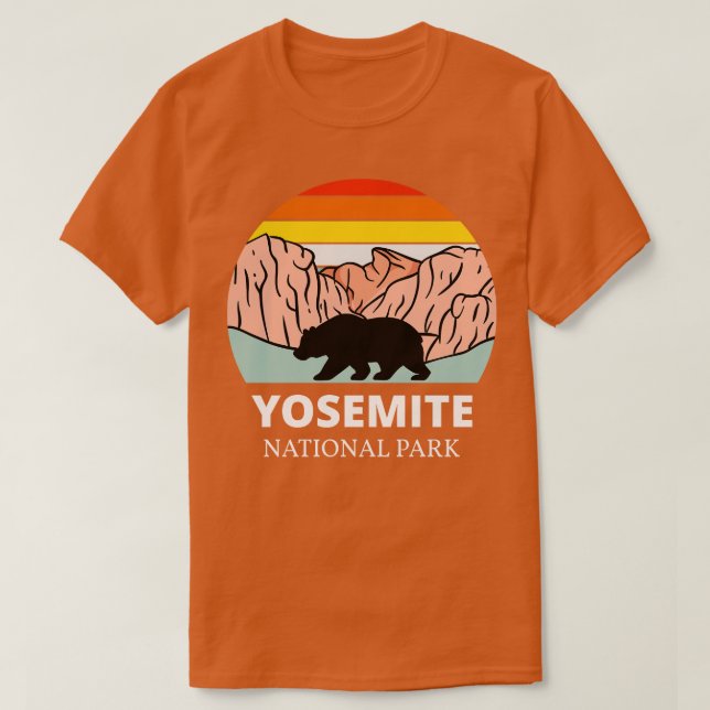 Camiseta Parque nacional Yosemite California II (Diseño del anverso)