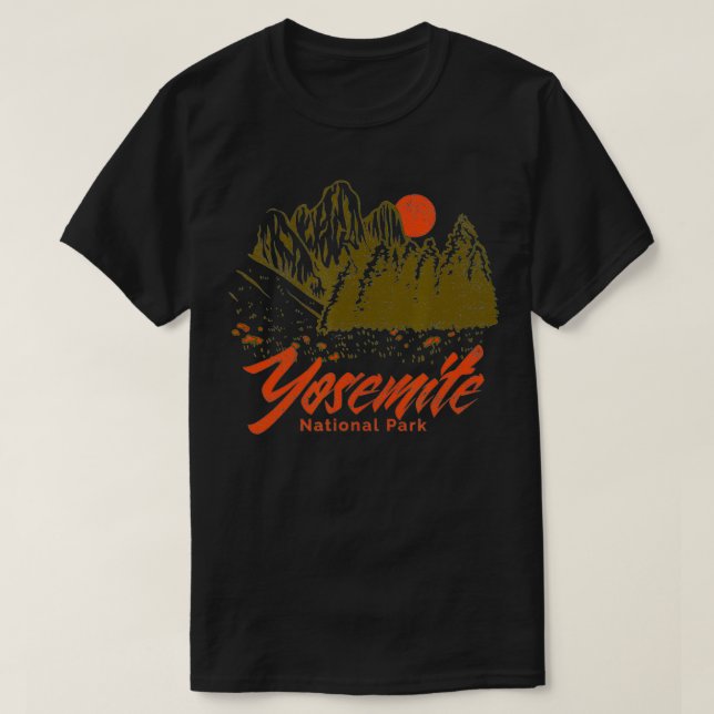 Camiseta Parque nacional Yosemite de Estados Unidos Califor (Diseño del anverso)