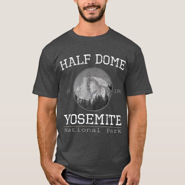 Camiseta Parque nacional Yosemite de media doma con problem (Anverso)