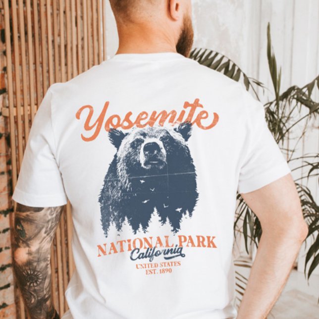 Camiseta Parque nacional Yosemite Grizzly Bear California (Subido por el creador)