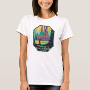 Camiseta Parque nacional Yosemite Mariposa Grove Cabin Retr