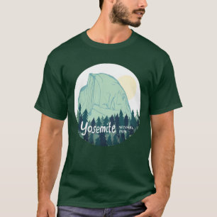 Camiseta Parque nacional Yosemite Media Domo Verde Verde az
