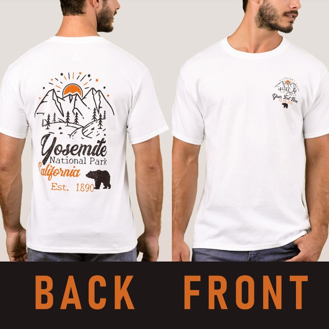 Camiseta Parque nacional Yosemite Monte Minimalista (Subido por el creador)