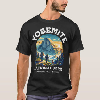 Camiseta Parque Nacional Yosemite Retro
