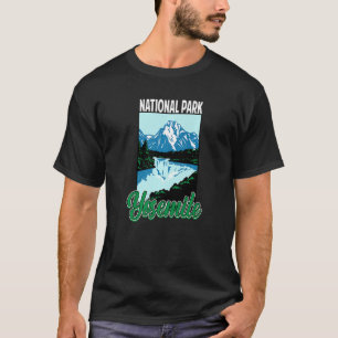 Camiseta Parque nacional Yosemite Retro de California