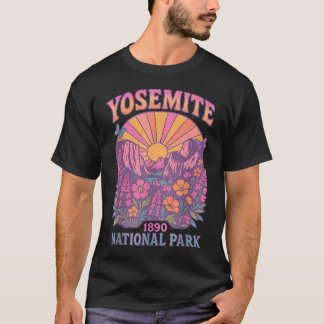 Camiseta Parque Nacional Yosemite Retro Estados Unidos Vint