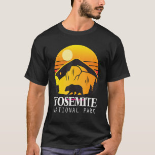 Camiseta Parque nacional Yosemite Souvenir Grizzly Bear Hik