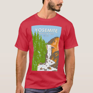 Camiseta Parque nacional Yosemite Vernal Fall California Vi