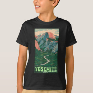 Camiseta Parque Nacional Yosemite Vintage Half-dome, Sender