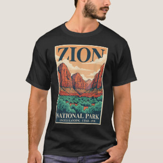 Camiseta Parque Nacional Zion Ángeles de la Tierra Utah
