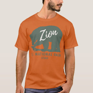 Camiseta Parque nacional Zion Bear XO4U Original