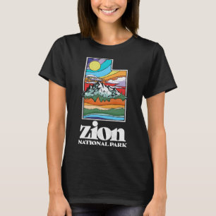 Camiseta Parque nacional Zion Naturaleza de Utah Vintage