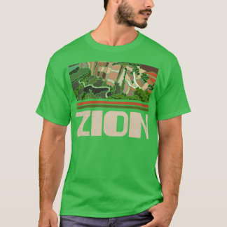 Camiseta Parque nacional Zion Naturaleza Lover Vintage Retr