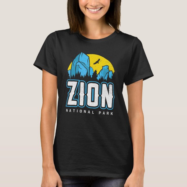 Camiseta Parque Nacional Zion Parque Nacional Estadounidens (Anverso)