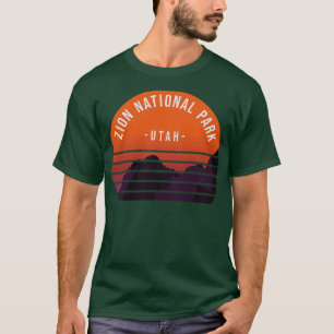 Camiseta Parque nacional Zion Retro 1