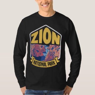 Camiseta Parque nacional Zion, Retro de Utah